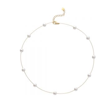 Colier Adena White perle naturale de cultura