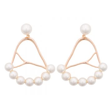 Cercei Eva Gold Pearl