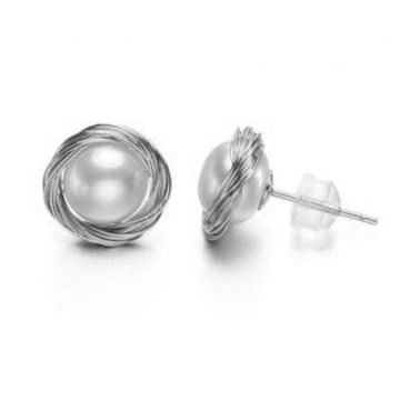 Cercei argint si perle naturale Natasha silver
